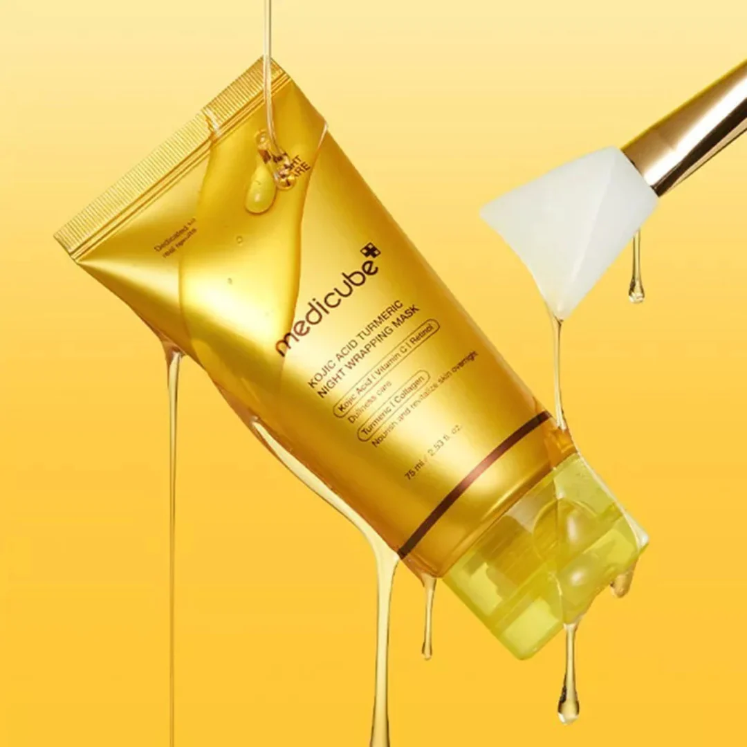 Medicube Kojic Acid Turmeric Night Wrapping Mask - Image 2