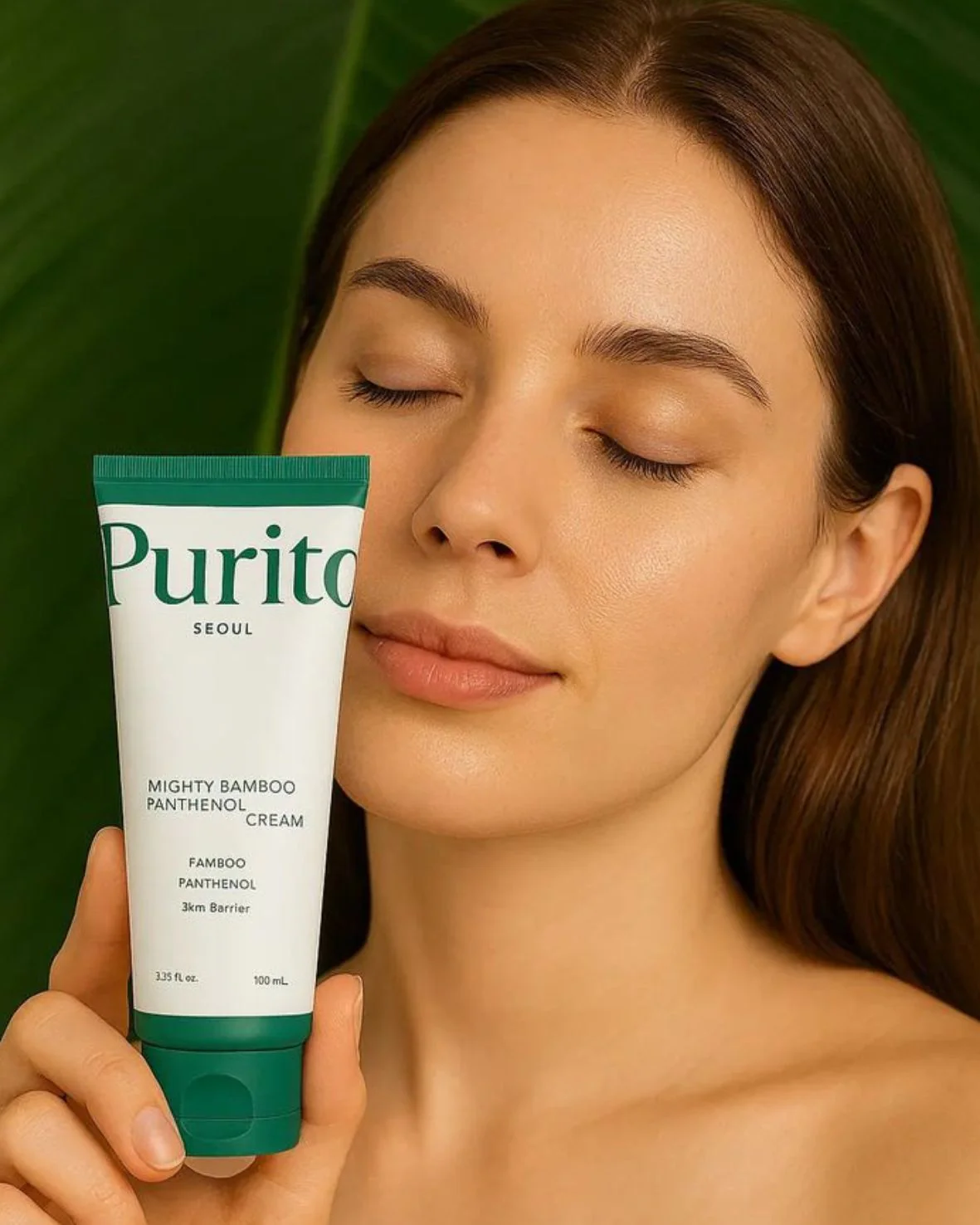 Purito Mighty Bamboo Panthenol Cream (100ml) - Image 3